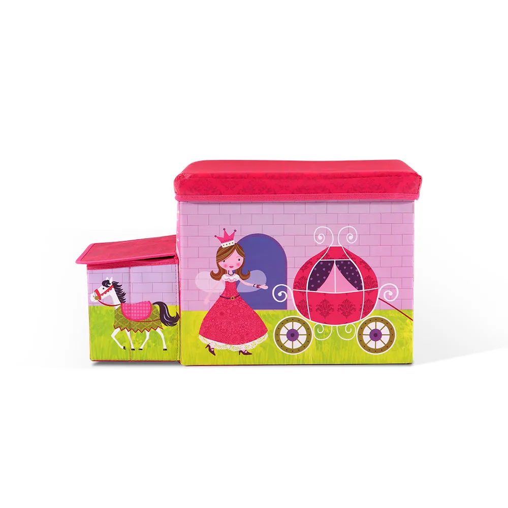 - Foldable Handcrafted Pink Organiser Group discount Toy Kids Storage Box