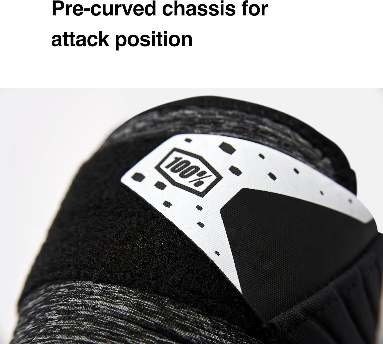 100% Fortis Mountain Biking Elbow Pad - MTB & BMX Protection - Hard Plastic and Smartshock Impact Absorbing Foam Padding