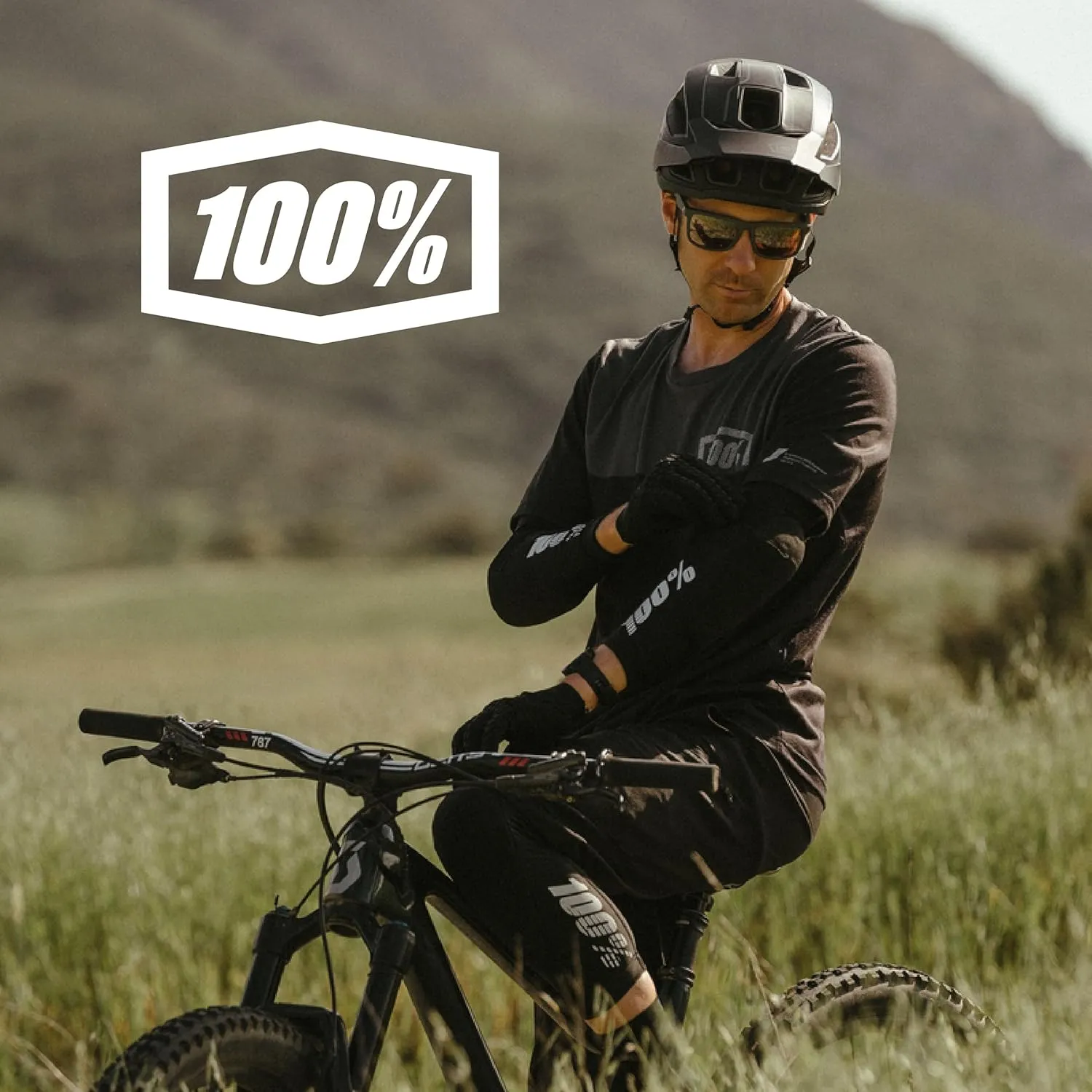 100% Fortis Mountain Biking Elbow Pad - MTB & BMX Protection - Hard Plastic and Smartshock Impact Absorbing Foam Padding