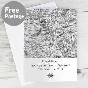 1805 - 1874 Old Series Map Compass Card