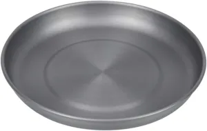 1pc Lightweight Aluminium Alloy Fruit Plate Dinnerware for Outdoor Camping Portable Picnic Dish for Bbqs Family Gatherings and Hiking