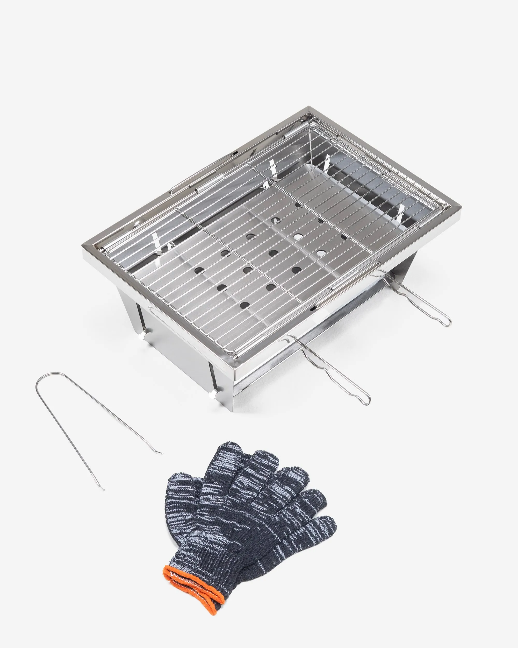 1U Stainless Steel Collapsible BBQ Box