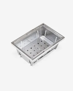1U Stainless Steel Collapsible BBQ Box