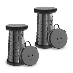 2-Pack Collapsible Stool, Max 400lbs - (Standalone - Stools Only)