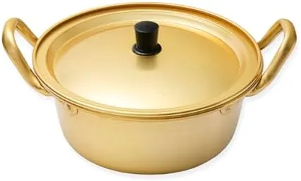 2-Person Korean Ramen Cooking Set – Pot, Bowls, Chopsticks & Spoons | Perfect for Instant Noodles, Quick Meals & Travel | Made in Korea (Double Set)