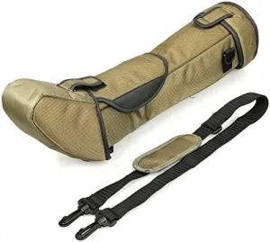 20-60X80 25-75x100 Bird Watching Telescope Hunting Spotting Scope Case Bag Shock Absorbing Backpack Cover 80mm 100mm (For 100mm Telescope), Green