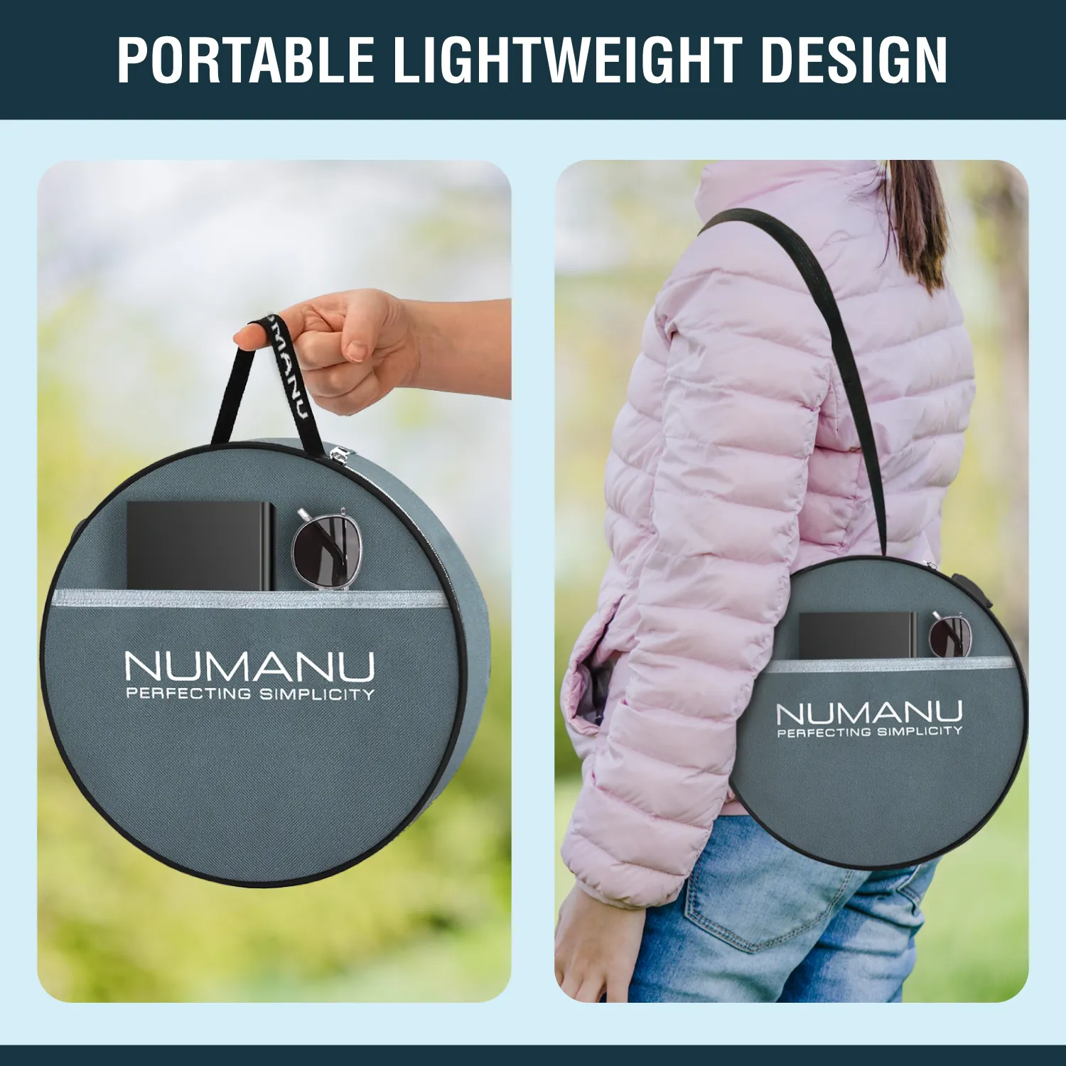 2025 Upgraded Collapsible Stool & 3-IN-1 Carry Bag / Seat Cushion   Drink Holder