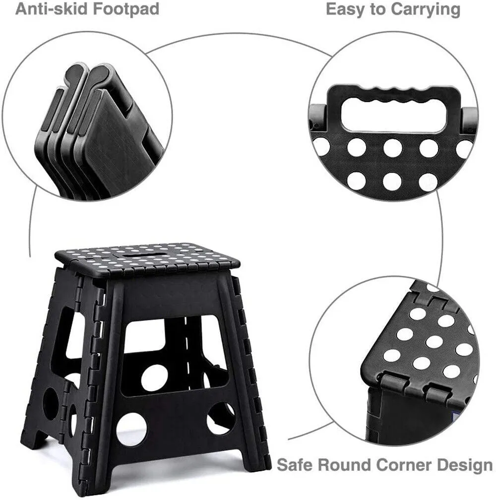 22/39cm Step Stool Folding Anti-Slip Portable Flat Outdoor Store Chair Ladder AU