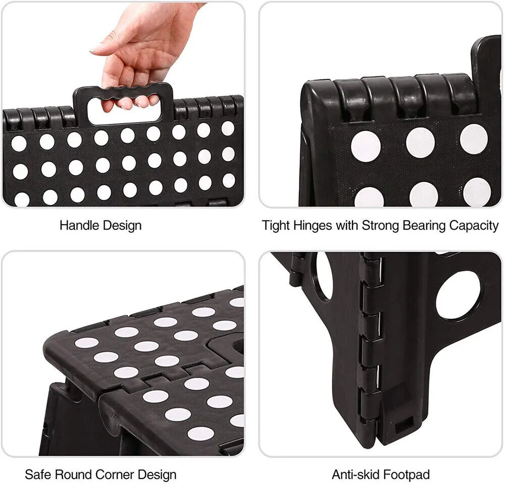 22/39cm Step Stool Folding Anti-Slip Portable Flat Outdoor Store Chair Ladder AU