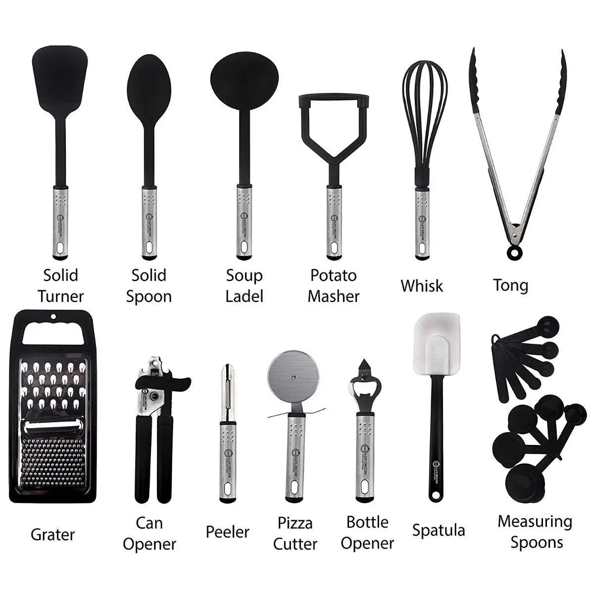 23-Piece Set: Nylon Cooking Utensils Set