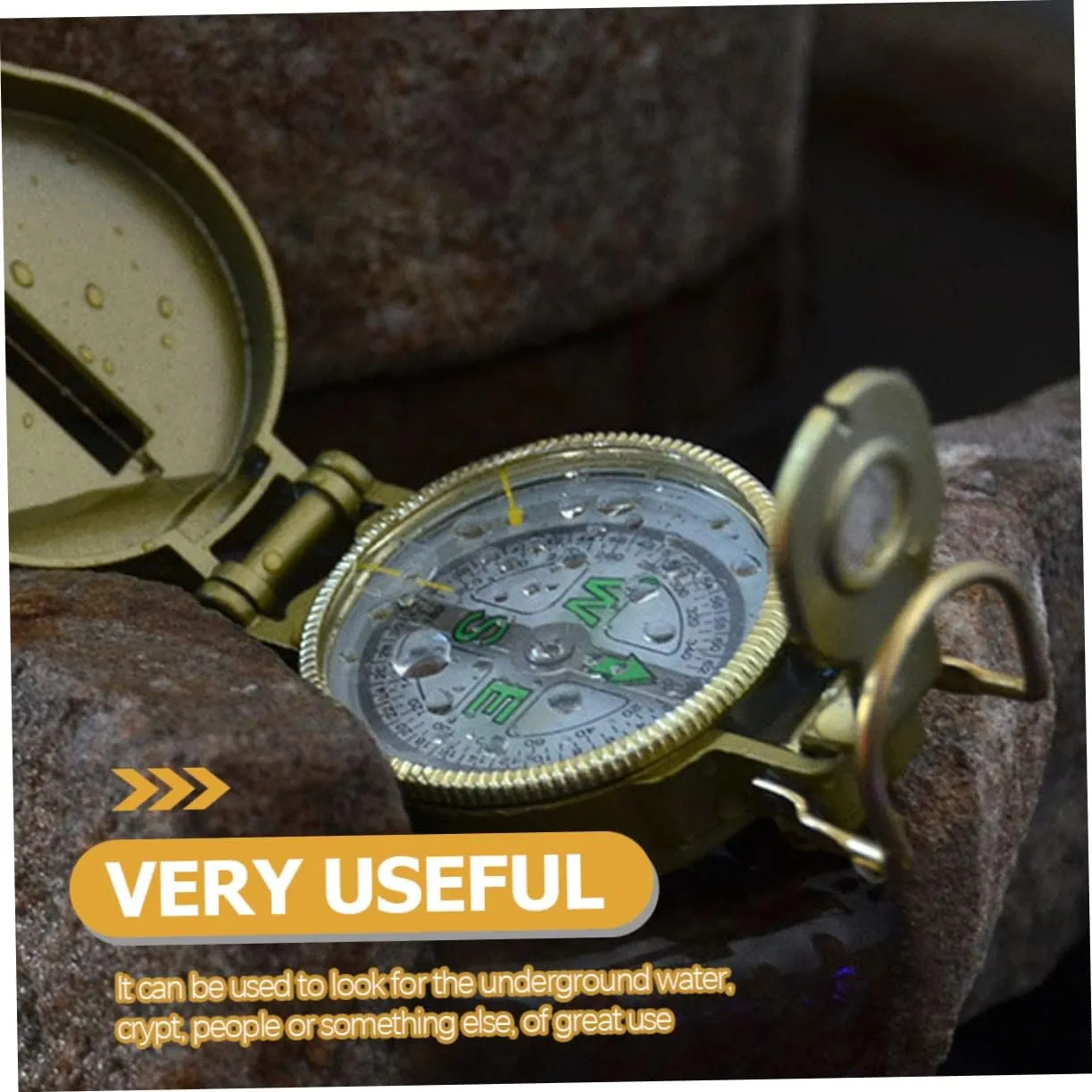 2pcs Compass Compass Accessories Marine Accessories for Boats Boat Accessories Marine Outdoor Survival car Compass Bracelet Compass Boat Compass Practical Compass Camping