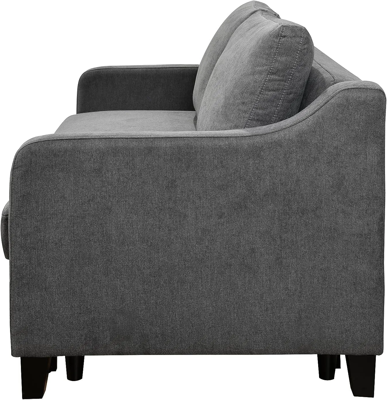 3 in 1 Queen Convertible Loveseat Sofa Bed with Pull Out Sleeper Couch Bed and Reclining Backrest ,Modern Love Seat Sleeper Sofabed Lounge Sleeper Chaise Daybed for Home Apartment Office Living Room