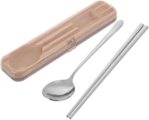 304 Stainless Steel Portable Chopsticks Set Practical Dinner Tableware Easy to Carry for Home Restaurant Hotel