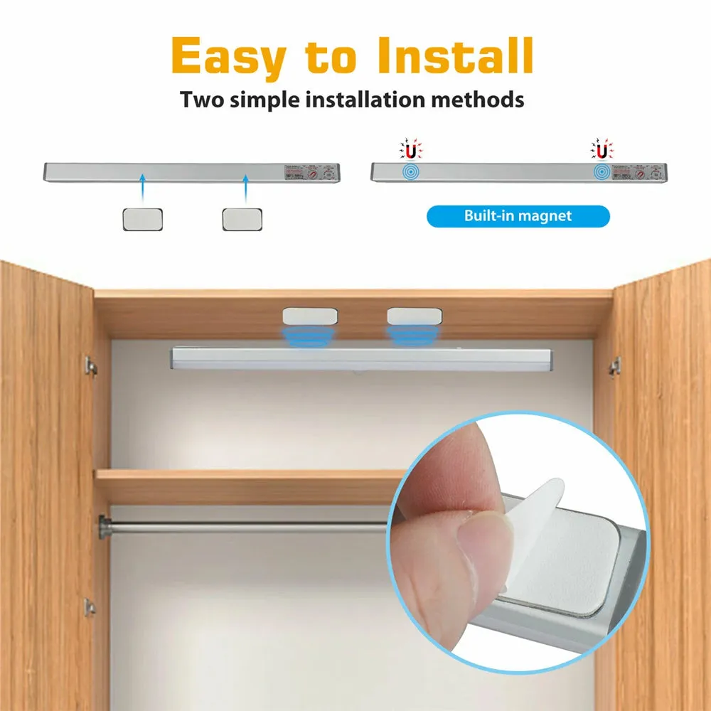 36 LED USB Rechargeable Magnetic Wardrobe Motion Sensor Light