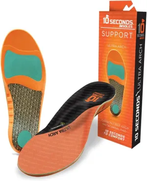 3810 Ultra Arch Support – Foam Cushion Insoles for Men & Women w/Metatarsal Pad, Plantar Fasciitis Relief, Morton's Neuroma Metatarsalgia Orthotics, Heavy Impact Shoe Insert (M 14) 2-Pack