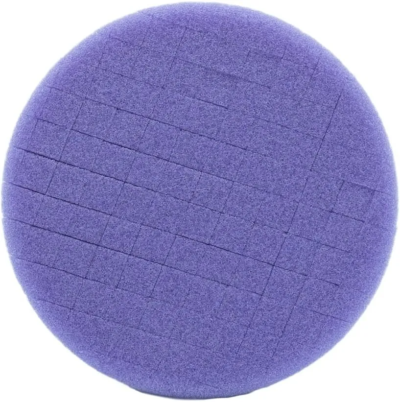 3D 3.5” Light Purple Foam Cutting Pad – High-Performance Spider-Cut Buffing Pad for Fast Paint Defect Removal | DA & Rotary Compatible | Durable Foam Tech - 2 Pack