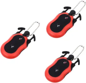 3pcs Score Counter Stroke Counter Golf Beads Clicker Tally Keeper Plastic Keychain Accessory