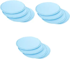 3sets Outdoor Sitting Cushion Round Seat Cushion for Dining Portable Seat Camping Mat and Practical 4pcs*3