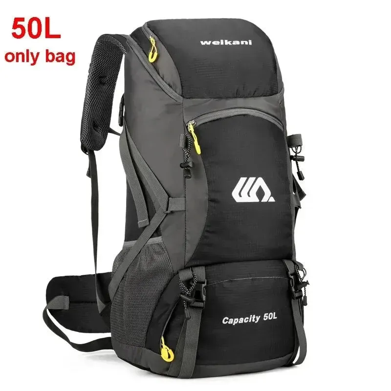 50L Travel Backpack - Waterproof Camping Rucksack for Men and Women