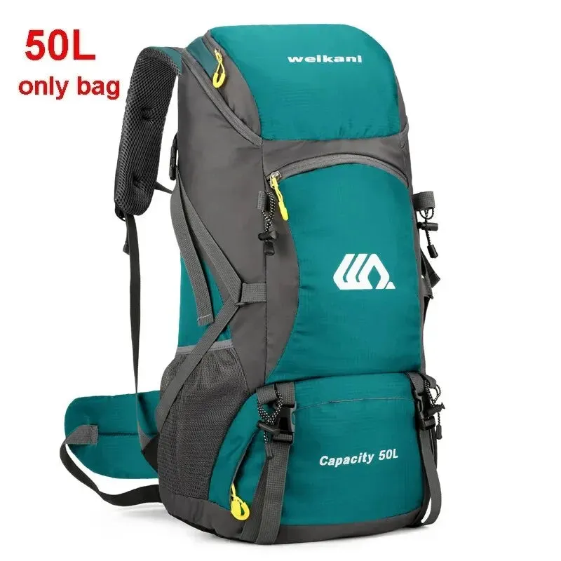 50L Travel Backpack - Waterproof Camping Rucksack for Men and Women