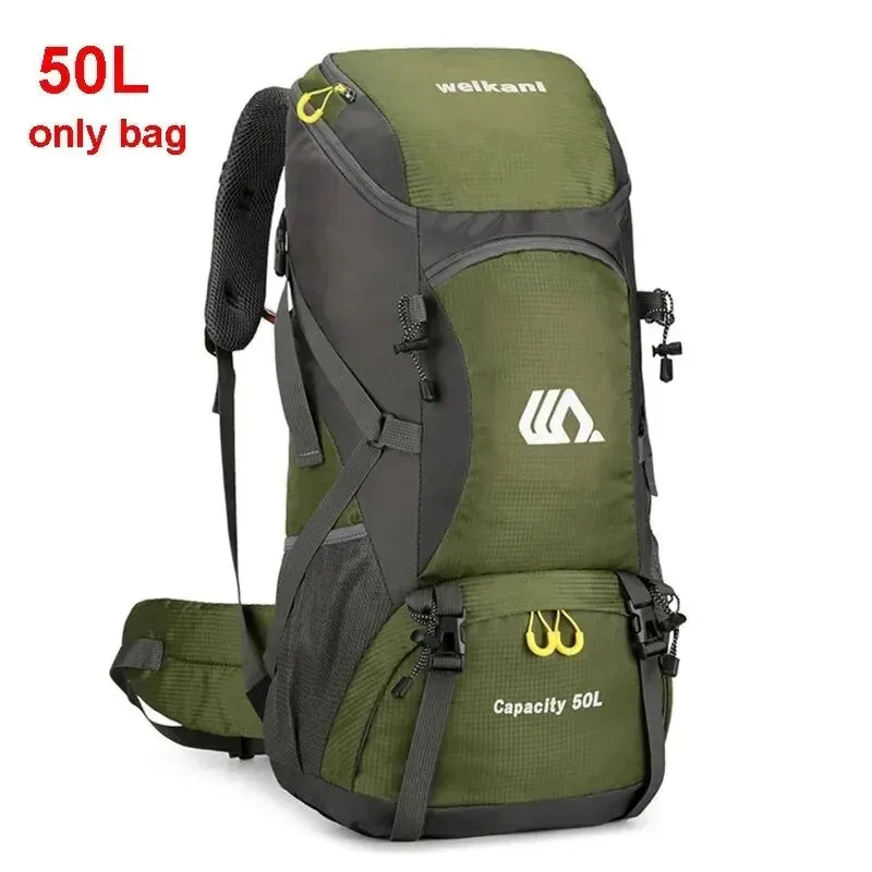 50L Travel Backpack - Waterproof Camping Rucksack for Men and Women