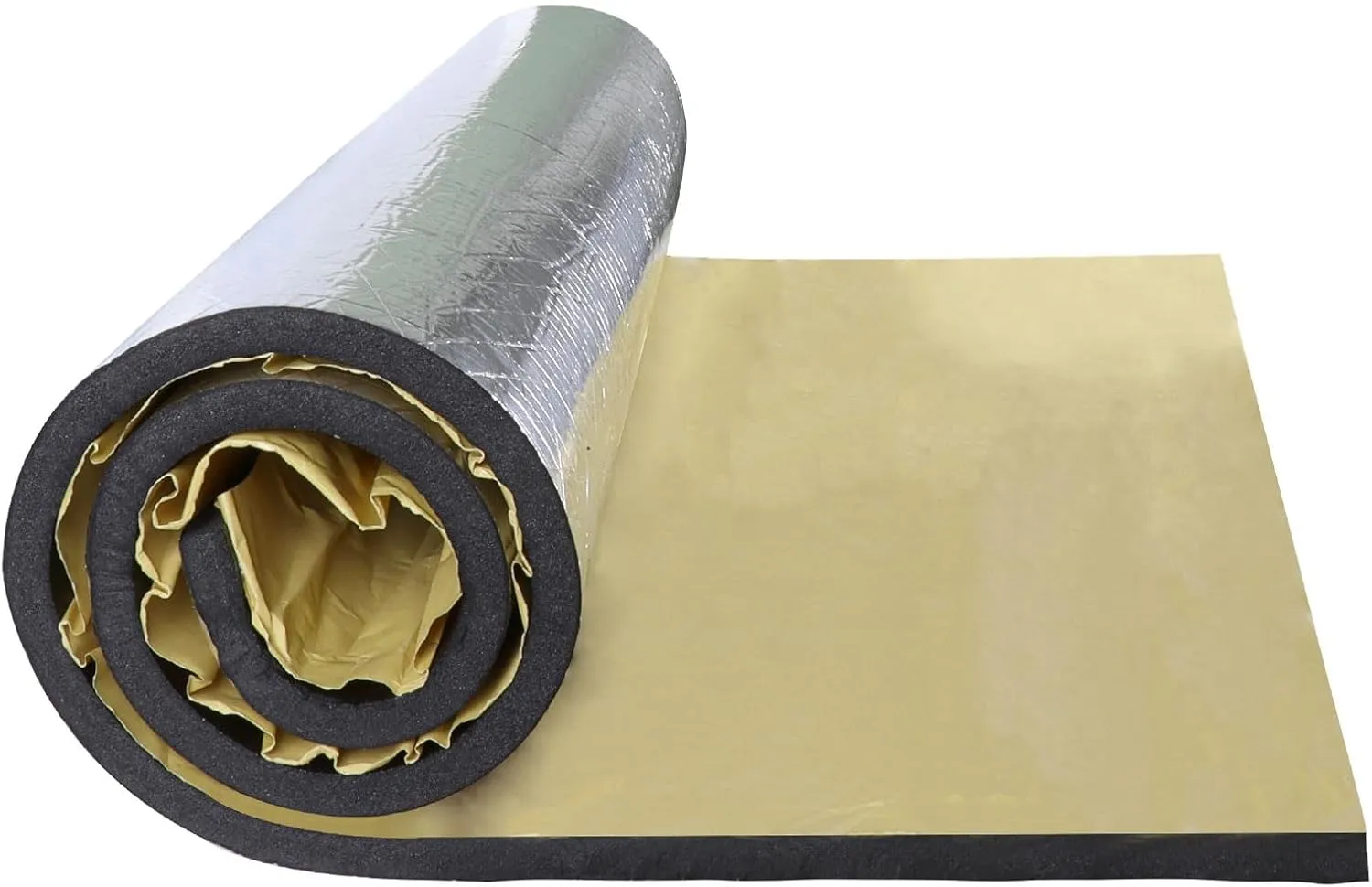 590Mil Sound Deadening Foam Mat Car Insulation Sound Deadener Heat Resistant Material for Auto Floor/Hood Engine/Trunk(15MM-78"x39")