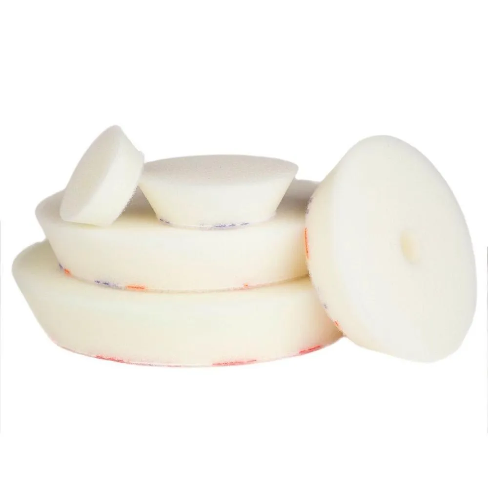 5" Cartec Orbital White Machine Compounding Pad