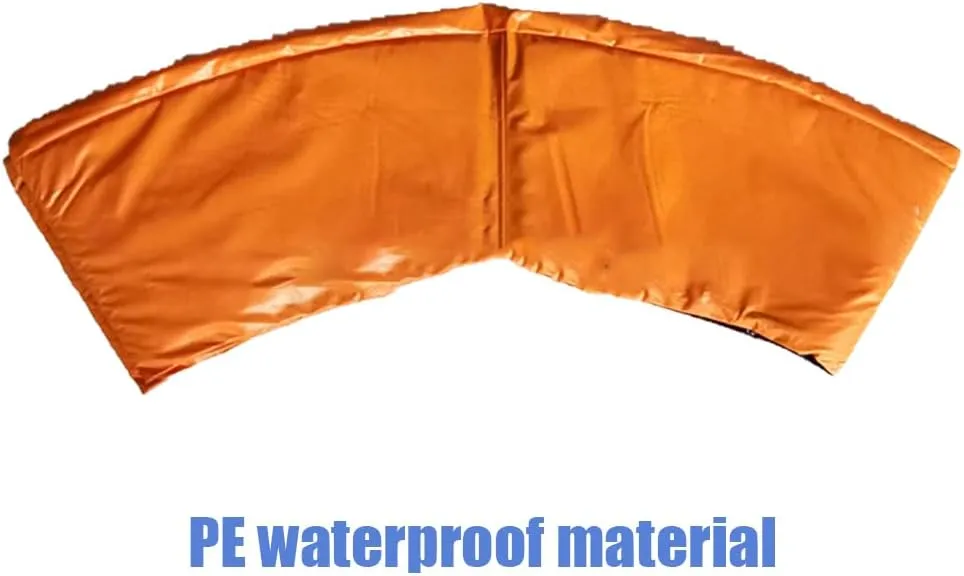 6-16FT Trampoline Replacement Pad, Sponge Mats Trampoline Safety Pad Tear-Resistant Waterproof Spring Cover