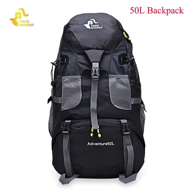 60L Waterproof Climbing Hiking Backpack Rain Cover