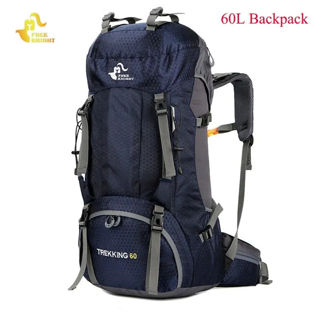 60L Waterproof Climbing Hiking Backpack Rain Cover