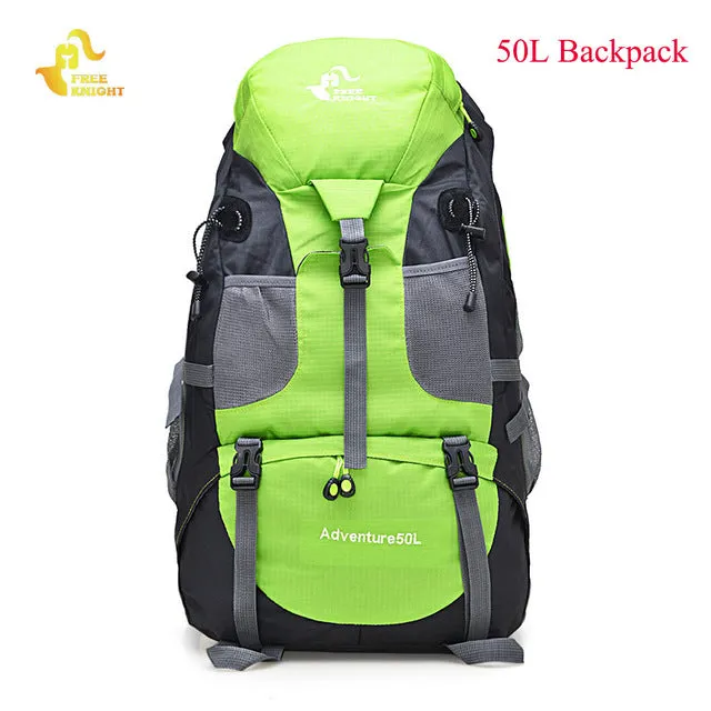 60L Waterproof Climbing Hiking Backpack Rain Cover