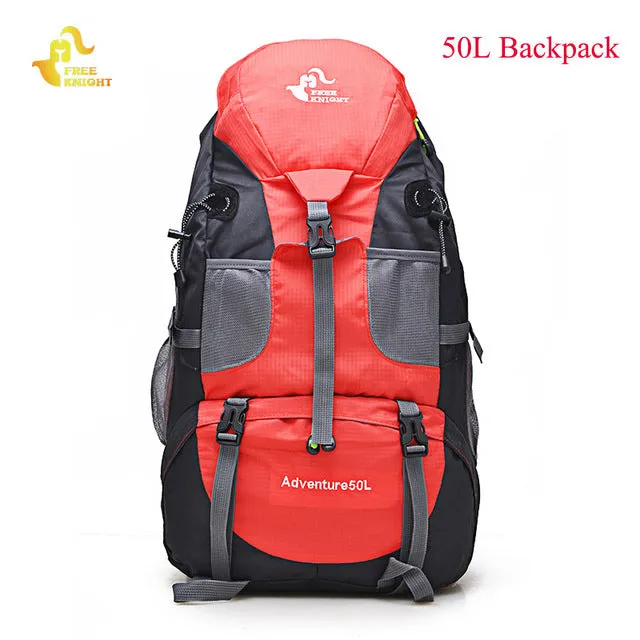 60L Waterproof Climbing Hiking Backpack Rain Cover