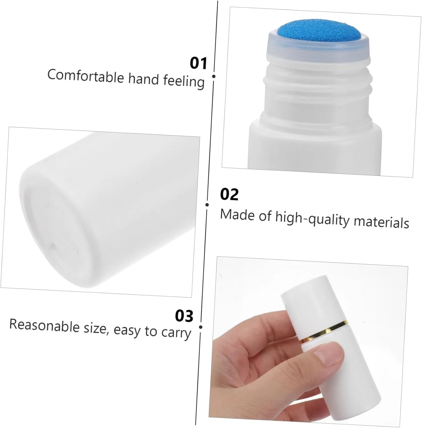 6pcs Smudge Bottle Daub Bottles Sponge Head Bottles Liquid Storage Bottles Refillable Sub Bottles Sponge Liniment Containers Hand Sample Bottles Liniment Sub Bottles Liquid Bottles/991