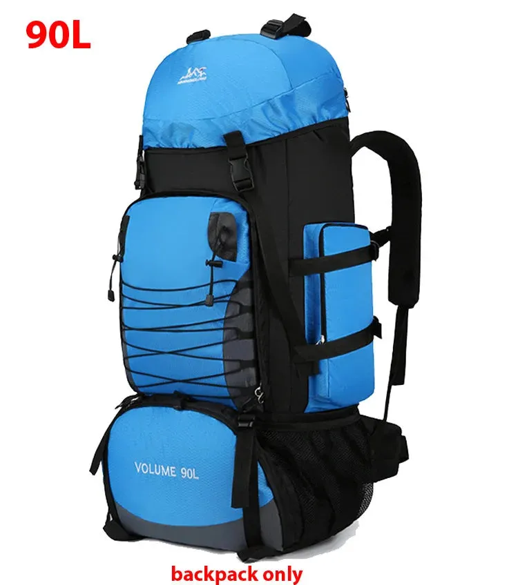 80L/90L Large Camping Backpack: Versatile Travel and Hiking Bag for Men and Women