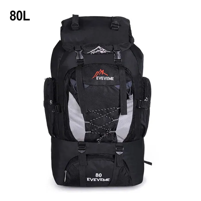 80L/90L Large Camping Backpack: Versatile Travel and Hiking Bag for Men and Women