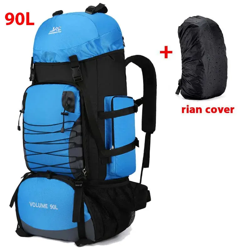 80L/90L Large Camping Backpack: Versatile Travel and Hiking Bag for Men and Women