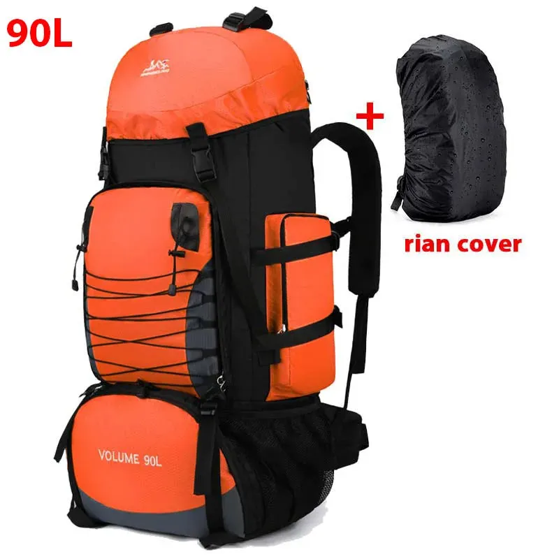80L/90L Large Camping Backpack: Versatile Travel and Hiking Bag for Men and Women