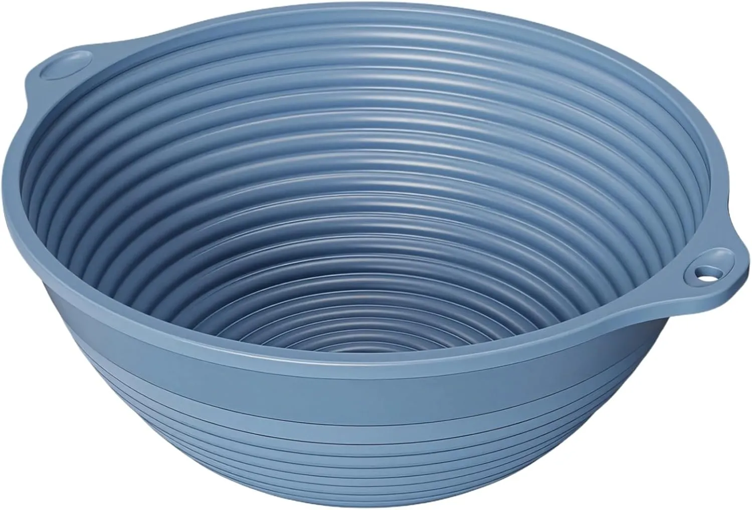8.9 Inch Foldable Silicone Bowl with Handles, Compact Collapsible Food Container for Camping, Travel, and Kitchen Storage