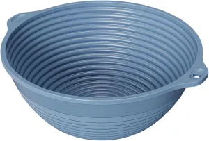 8.9 Inch Foldable Silicone Bowl with Handles, Compact Collapsible Food Container for Camping, Travel, and Kitchen Storage