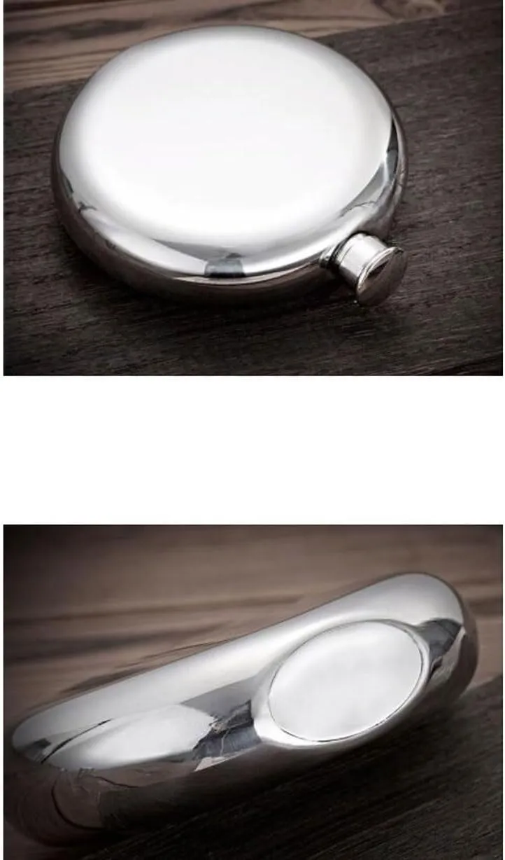 8Oz Travel Flasks 304 Stainless Steel Flasks for Liquor for Men Flasks with Funnel for Wedding Party Birthdays(A)