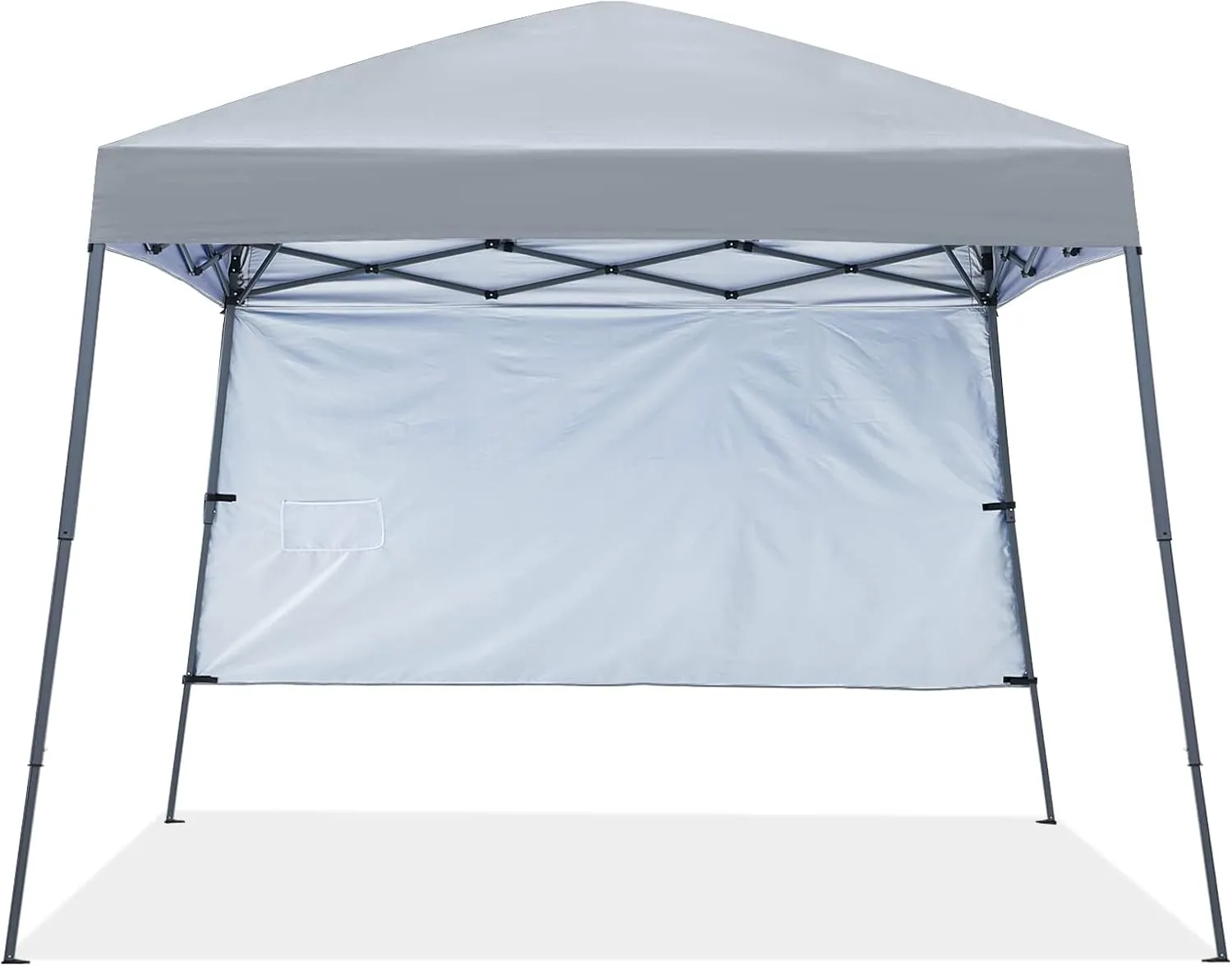 ABCCANOPY Stable Pop Up Beach Tent with Backpack Bag, 10 x 10 ft Base / 8 x 8 ft Top, Gray…