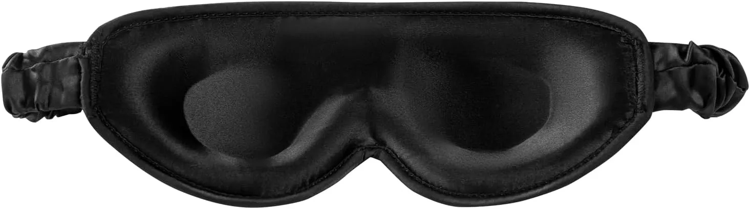 Alaska Bear Upgraded Silk Eye Mask with Deep Contour Molded Cups for Beauty Sleep & Lashes Extensions, Zero Pressure Sleeping Eye Cover with Gift Box