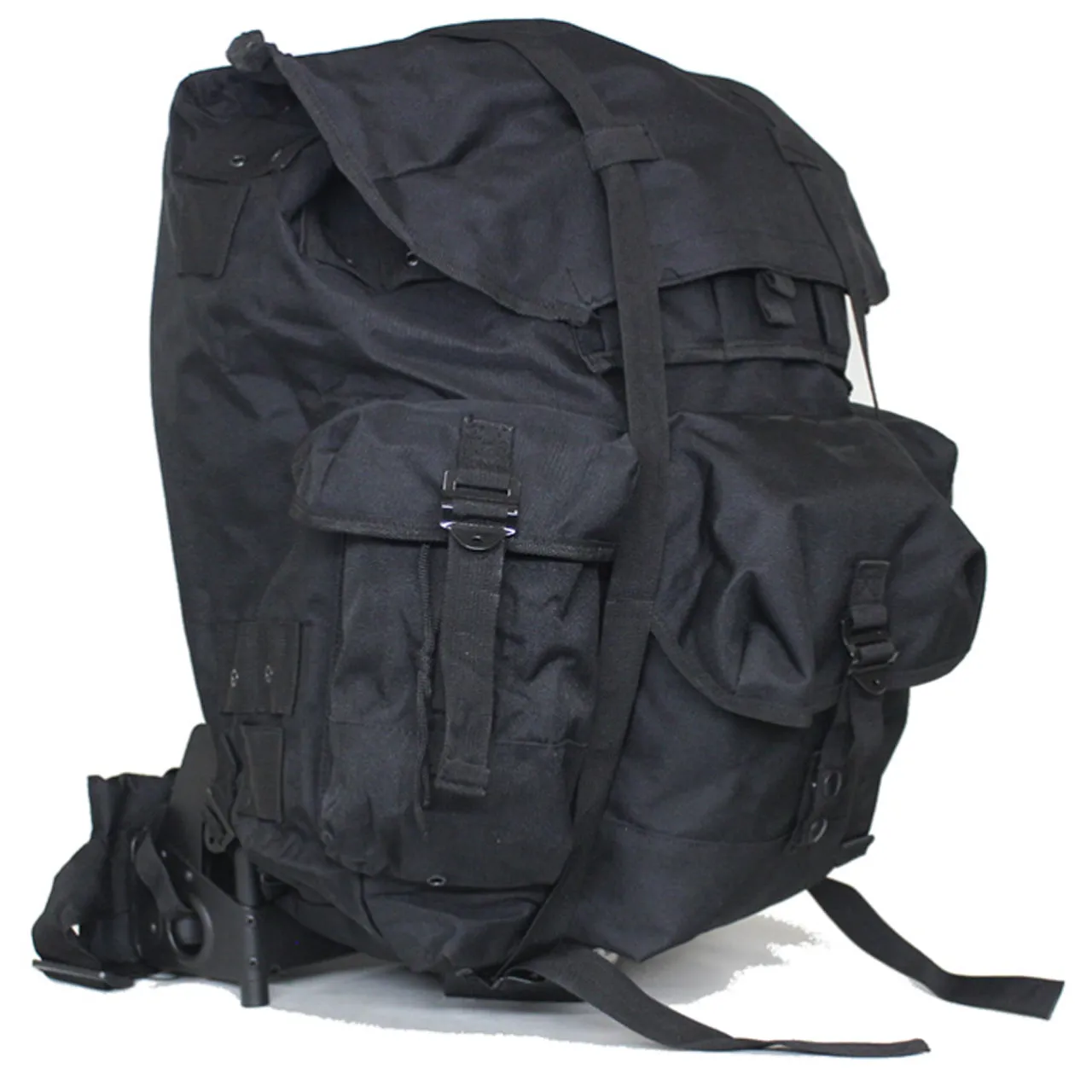 Alice Pack Black Large With Frame And Straps