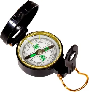 Allen Company Lensatic Compass with Luminous Dial, Black, One Size