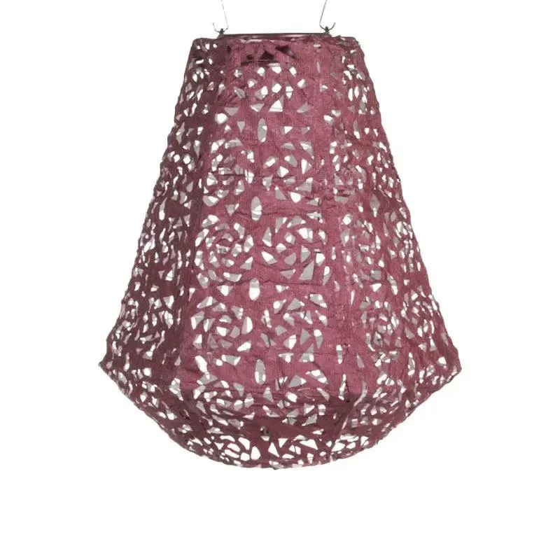 Allsop Soji Stella Prism Solar Lantern in Metallic Orchid