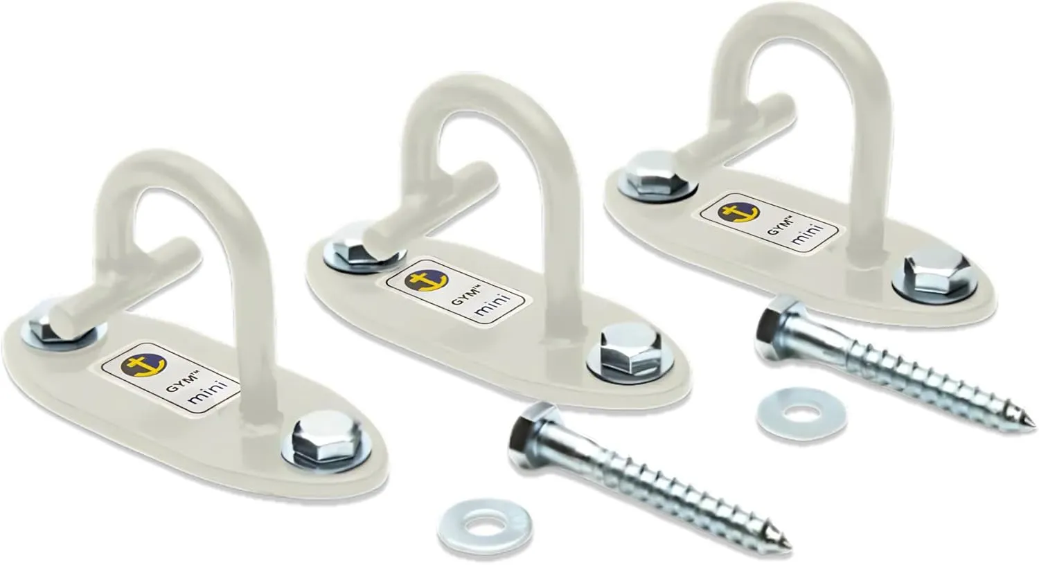 Anchor Gym Mini H1 - Resistance Band Wall Anchors for Home Workouts | Wall Mount Anchor for Resistance Bands, Stretch Straps & Suspension Trainers