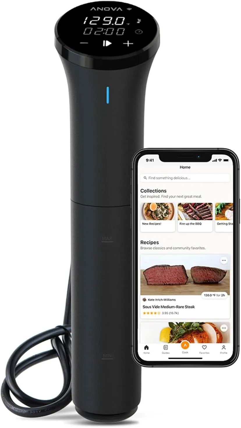 Anova Culinary Sous Vide Precision Cooker Nano 3.0, 800 watts
