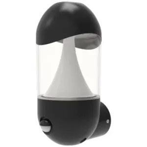 Ansell Lighting ALEOLED/WL/PIR  Leo 8W CCT Selectable Graphite LED Wall Lantern - PIR Sensor