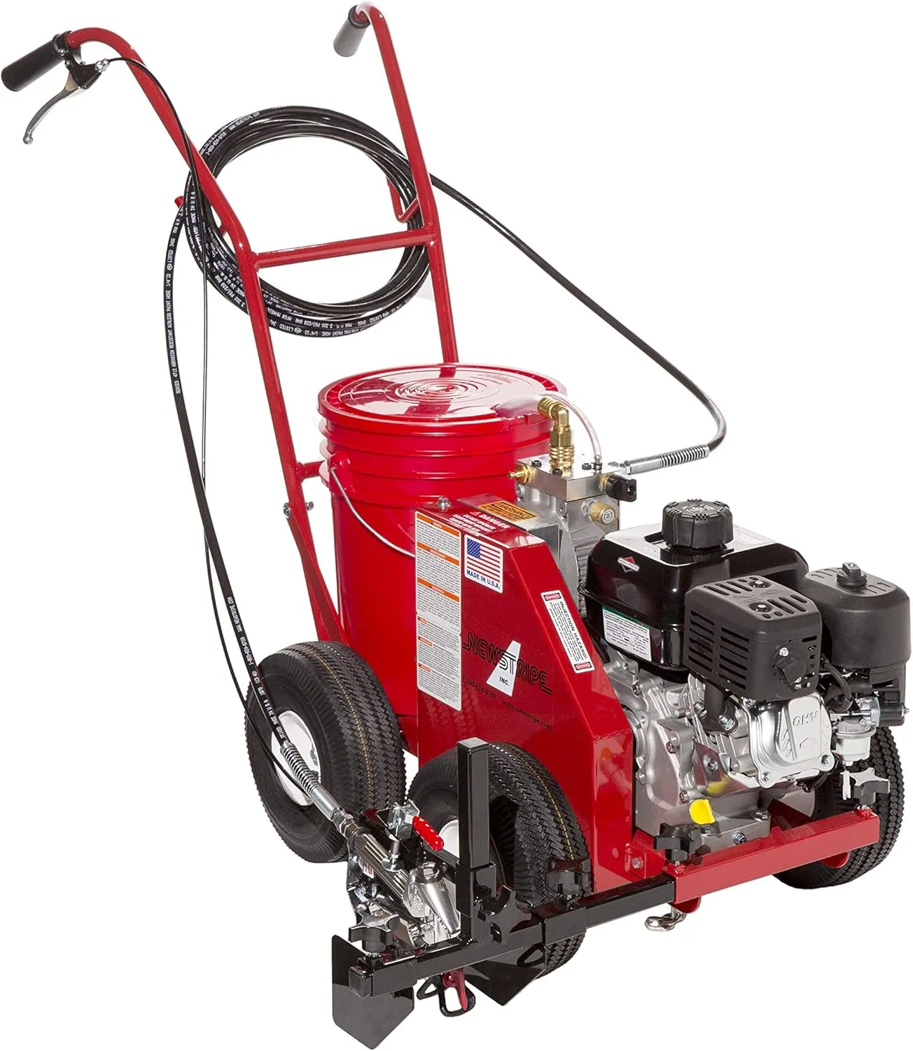 Athletic Field Airless Striping Machine (Model# 4400 Part# 10003566) | Pavement & Warehouse Striping | High Pressure | Light Weight | 3000 PSI Spray Pump | Fix Uneven Athletic Fields | Made in USA
