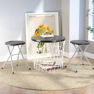 Auction Deal -Portable Outdoor Black Folding Fishing Stool